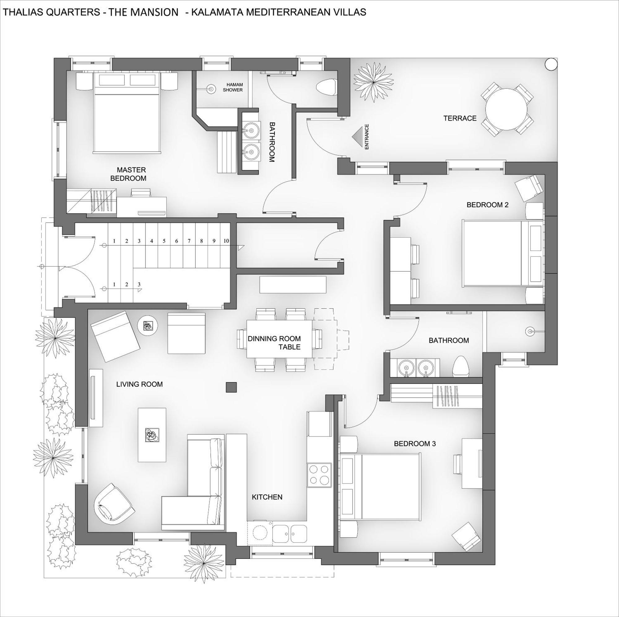 Thalias Quarters - Kalamata Mediterranean Villas المظهر الخارجي الصورة